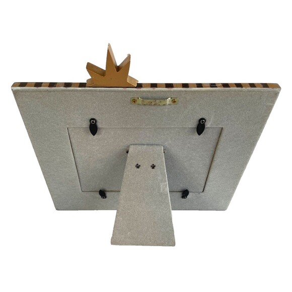 Vintage Exposures Hand Painted HAPPY NEW YEAR Picture Frame North Star UNIQUE - Picture 8 of 12